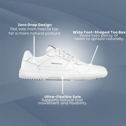Barebarics - Zing - All White - Leather (Unisex)