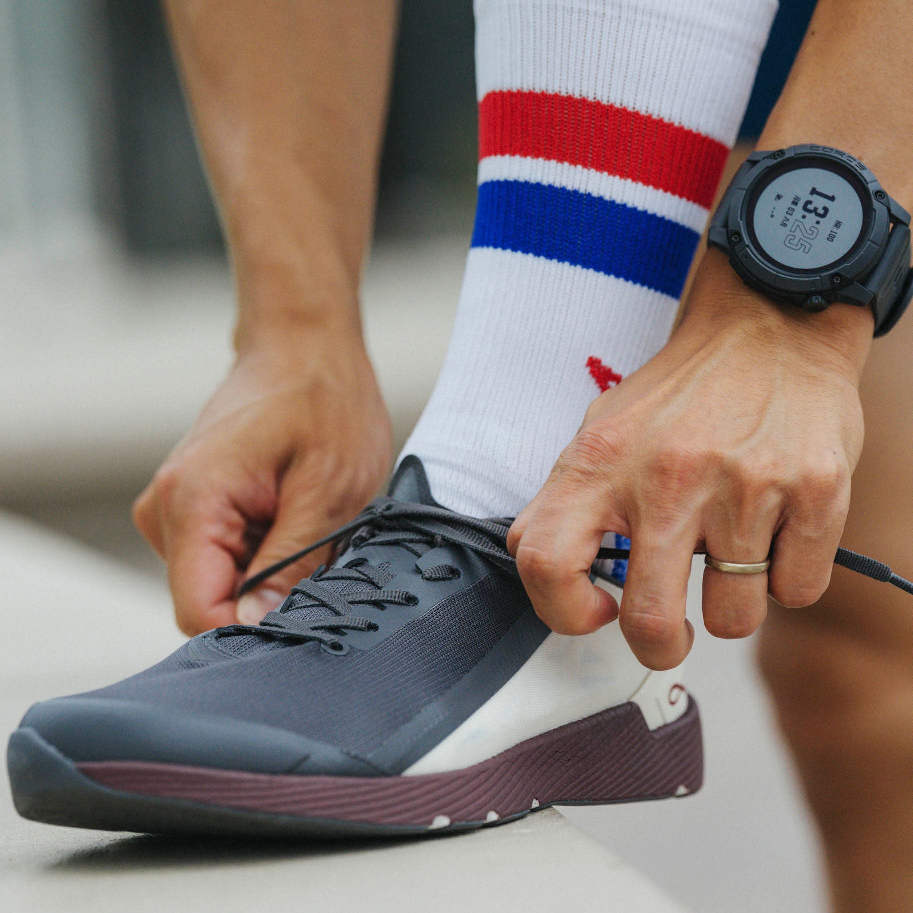 Notace - Michi R1 - Grey/Burgundy - Mens