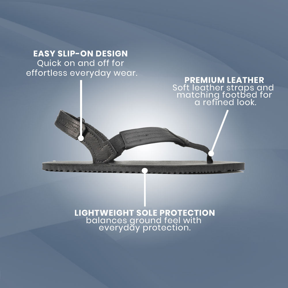 Shamma - Pacific Avenue - Leather - Black (Unisex)