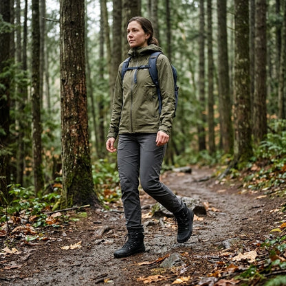 Vivobarefoot Tracker Textile AT Waterproof - Obsidian (Womens)