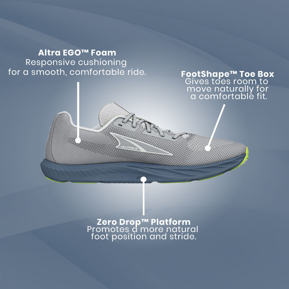 Altra - Escalante 4 - Grey/Lime- Mens