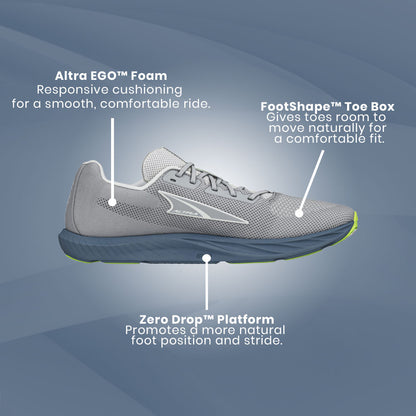 Altra - Escalante 4 - Grey/Lime- Mens