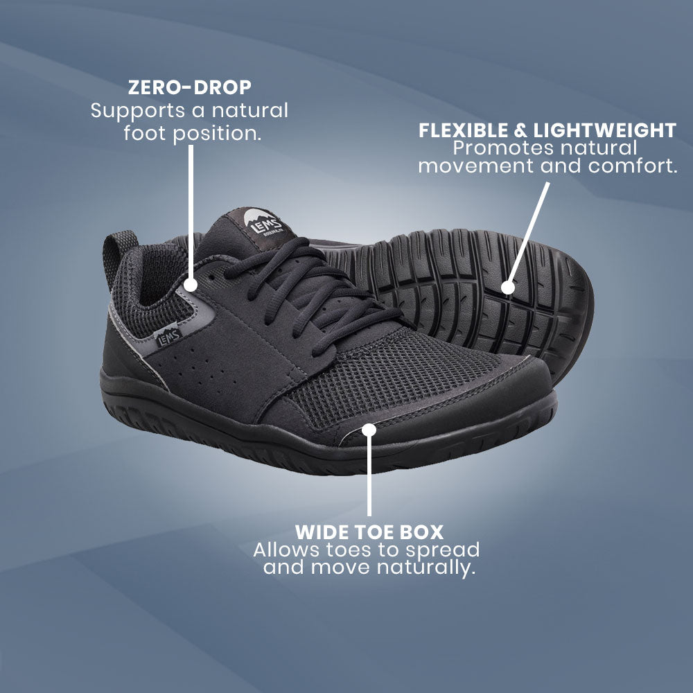 Lems - Primal Zen - Asphalt (Unisex)