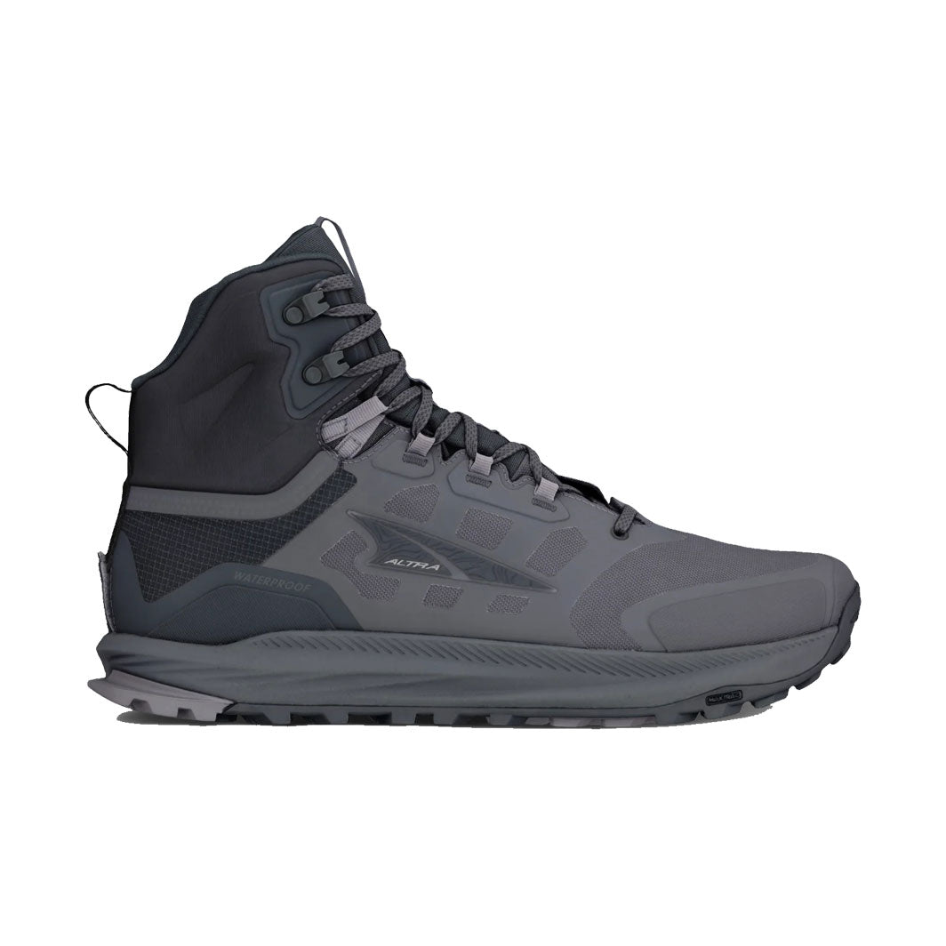 Altra - Lone Peak 9 Waterproof Mid Black/Grey - Mens