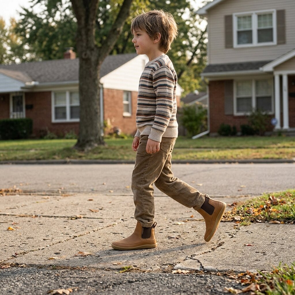 Vivobarefoot - Gobi Chelsea Kids - Acorn