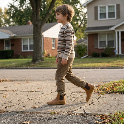 Vivobarefoot - Gobi Chelsea Kids - Acorn