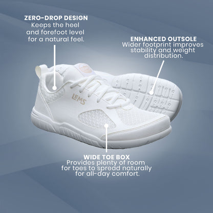 Lems - Primal 3 - Marshmallow (Unisex)