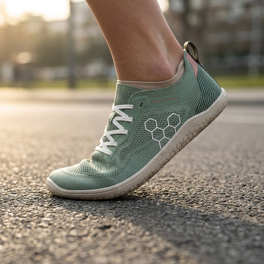Vivobarefoot Primus Lite Knit Natural - Dusty Green (Womens)