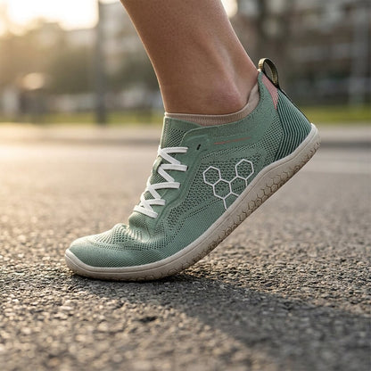 Vivobarefoot Primus Lite Knit Natural - Dusty Green (Womens)