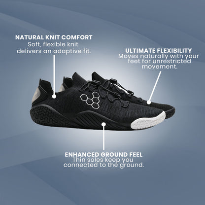 Vivobarefoot - Motus Flex - Obsidian (Womens)
