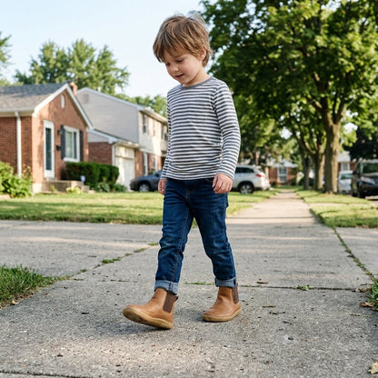 Vivobarefoot - Gobi Chelsea Kids - Acorn