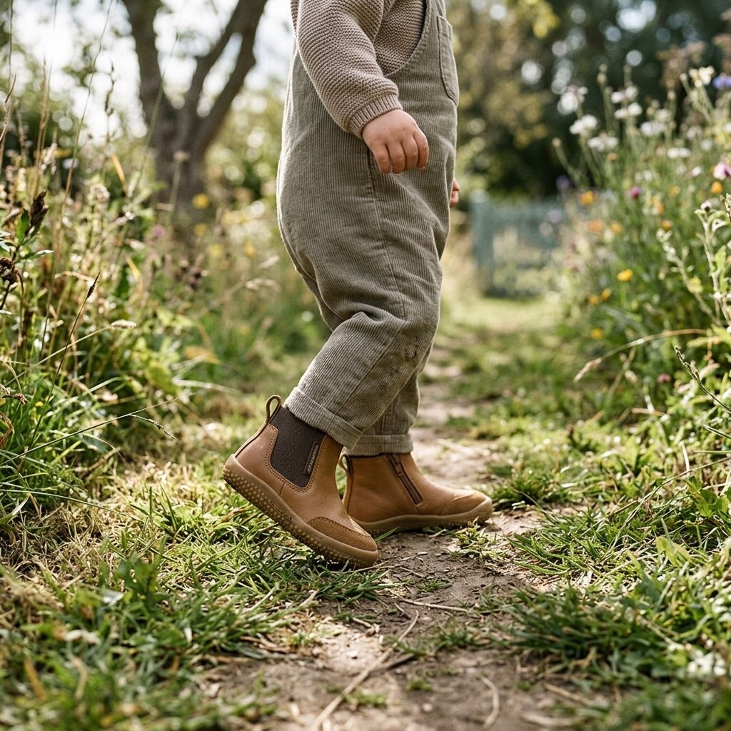 Vivobarefoot - Gobi Chelsea Toddlers - Acorn