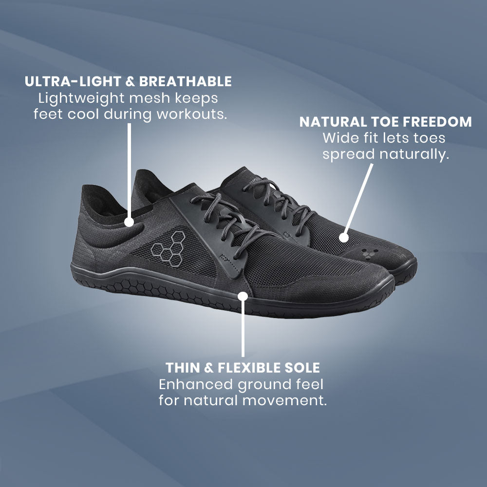 Vivobarefoot - Primus Lite IV - Obsidian (Mens)