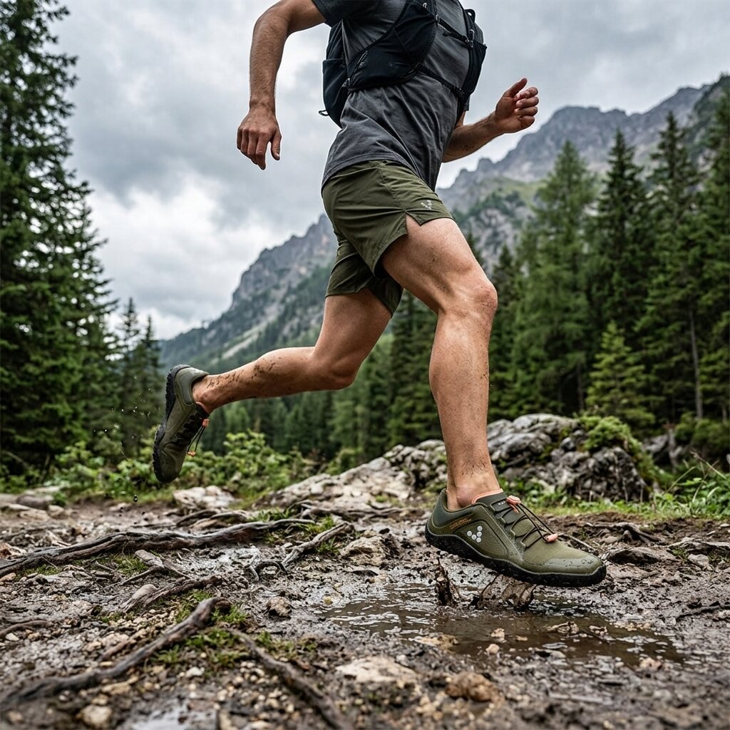 Vivobarefoot Primus Trail III All Weather FG - Dark Olive (Mens)