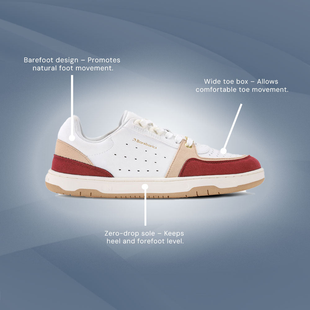 Barebarics - Wave 2.0 - White/Burgundy - (Womens)