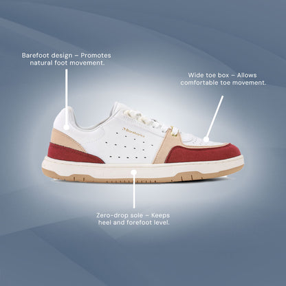 Barebarics - Wave 2.0 - White/Burgundy - (Womens)