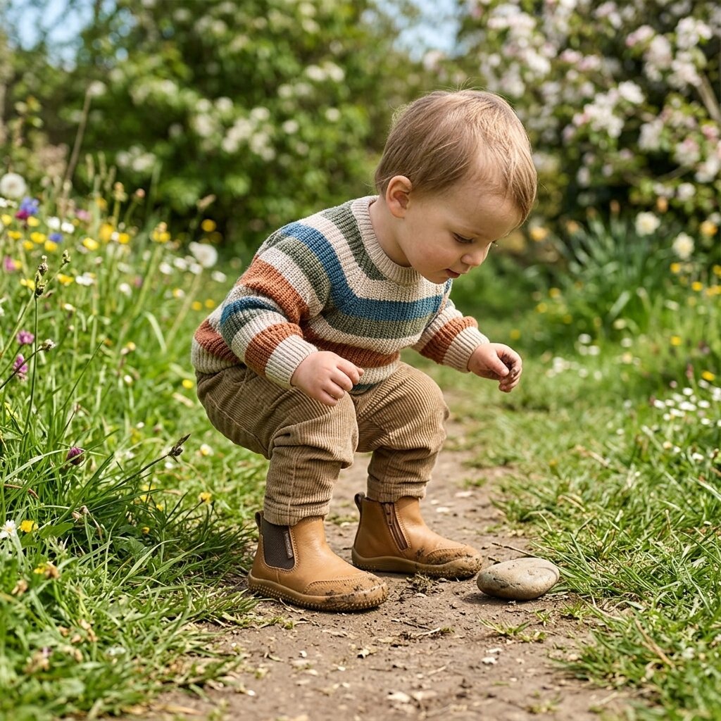 Vivobarefoot - Gobi Chelsea Toddlers - Acorn