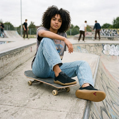 Vivobarefoot Gobi Sneaker Skate MLG (Womens) - Obsidian