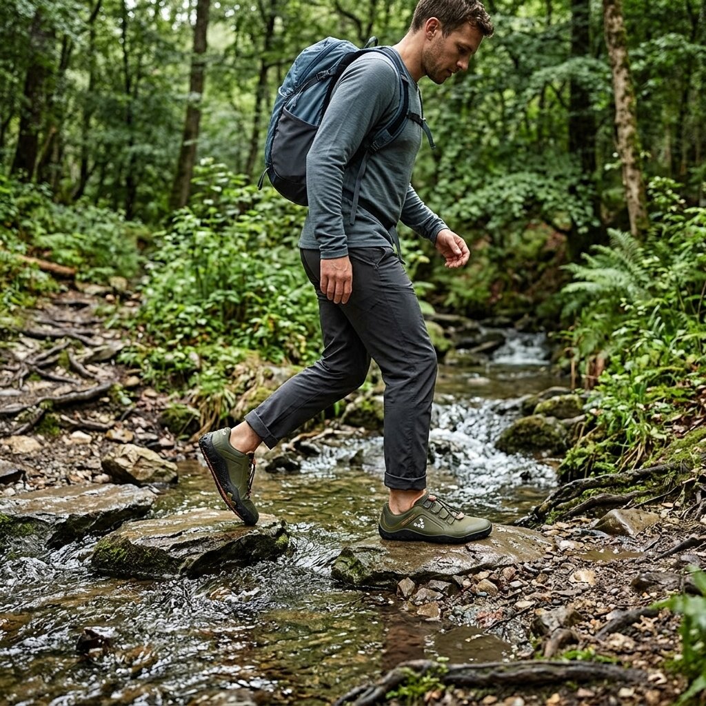 Vivobarefoot Primus Trail III All Weather FG - Dark Olive (Mens)