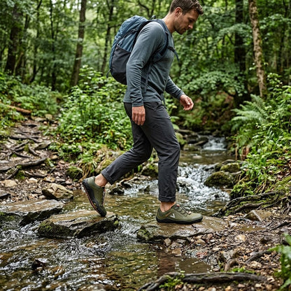 Vivobarefoot Primus Trail III All Weather FG - Dark Olive (Mens)