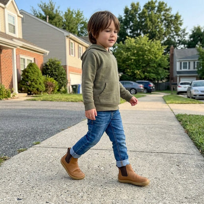 Vivobarefoot - Gobi Chelsea Kids - Acorn