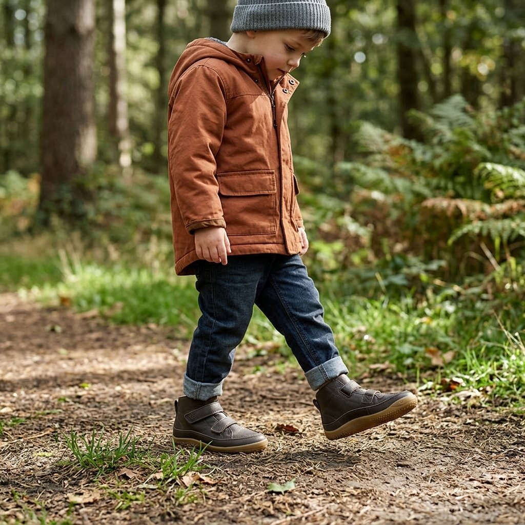 Vivobarefoot - Gobi Boots Kids - Bracken