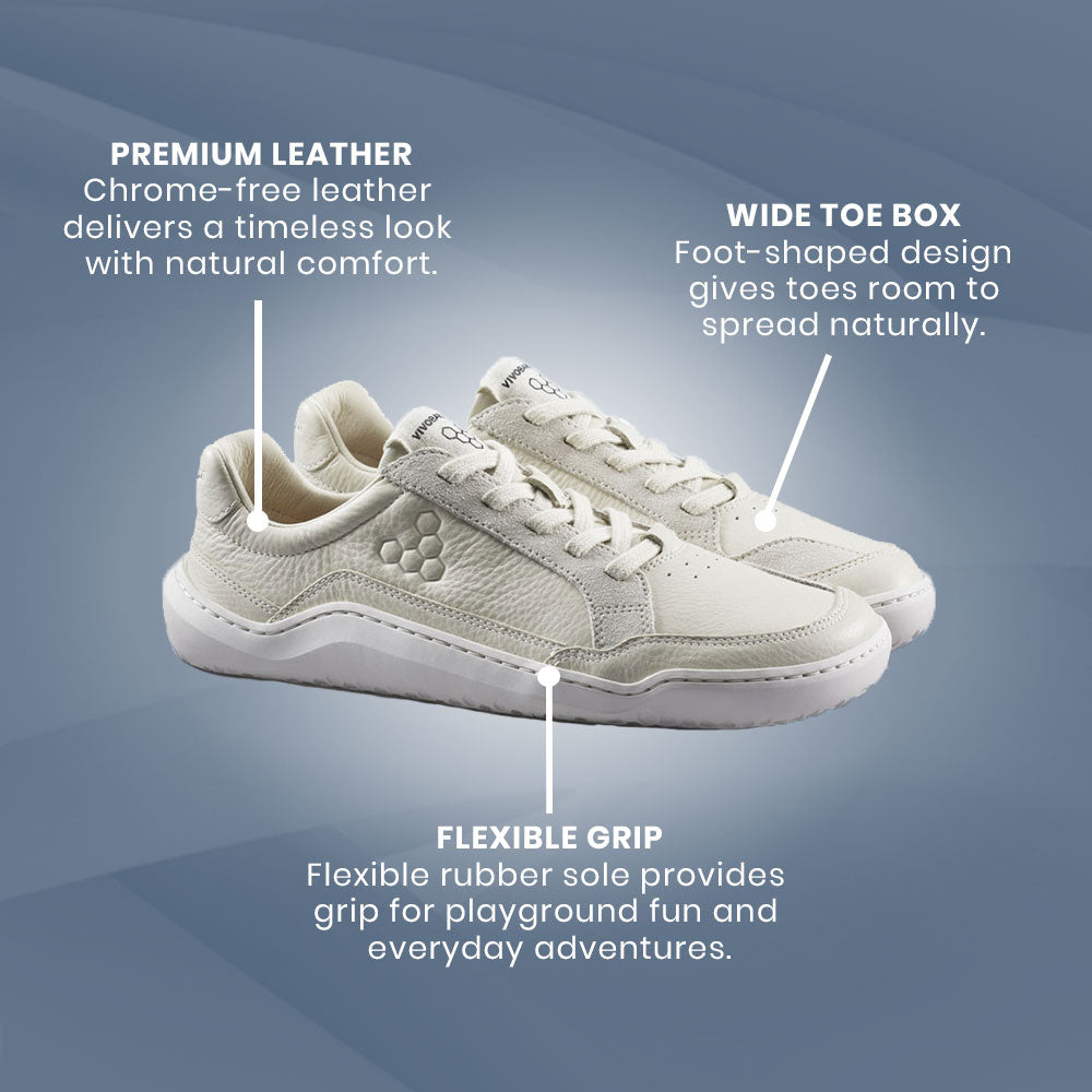Vivobarefoot - Gobi III Sneaker Leather - Limestone (Mens)