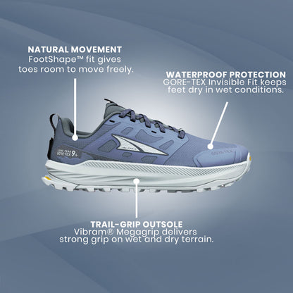 Altra - Lone Peak 9+ GTX Waterproof - Flintstone/Iceflow - Womens