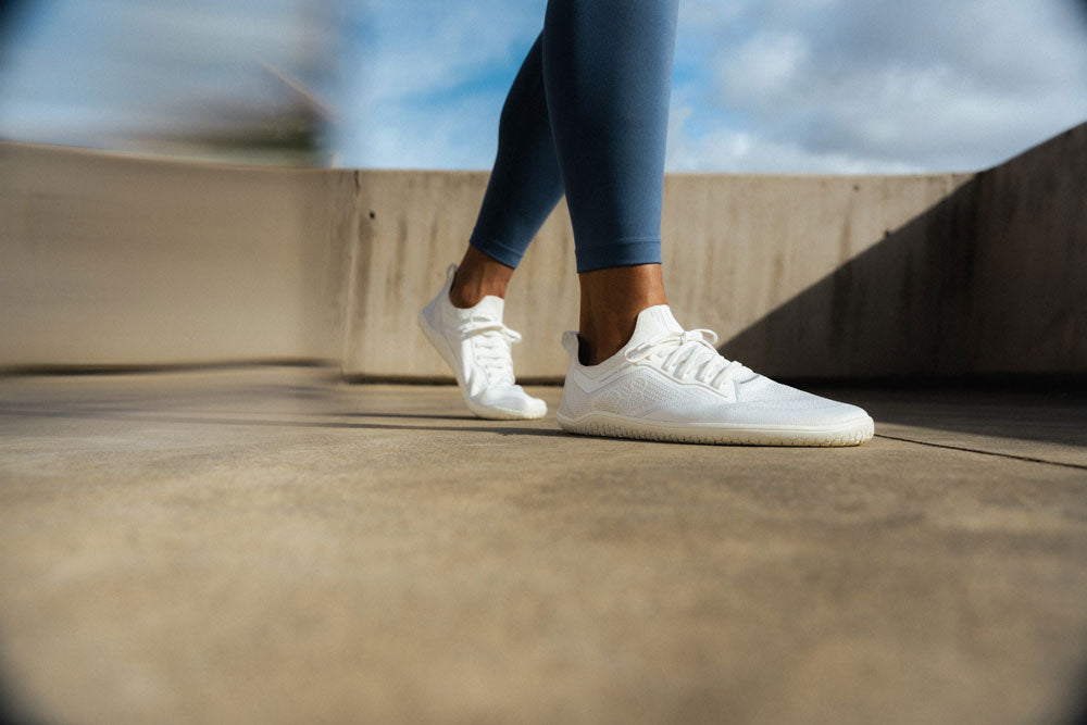 Vivobarefoot Primus Lite Knit (Mens) - Bright White