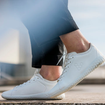 geo court eco mens Vivobarefoot Geo Court III (Mens) Bright White CLEARANCE