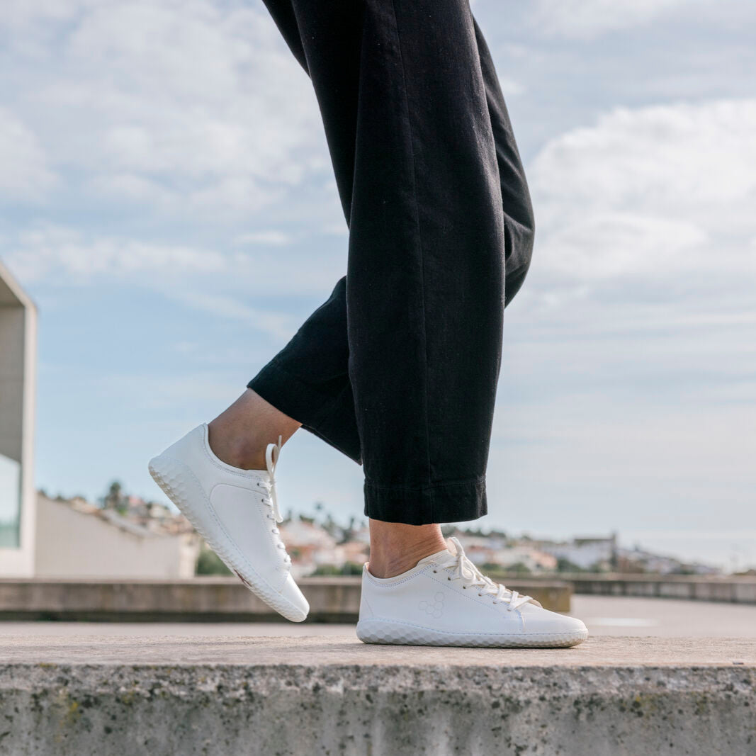 Vivobarefoot Geo Court III (Mens) - Bright White CLEARANCE