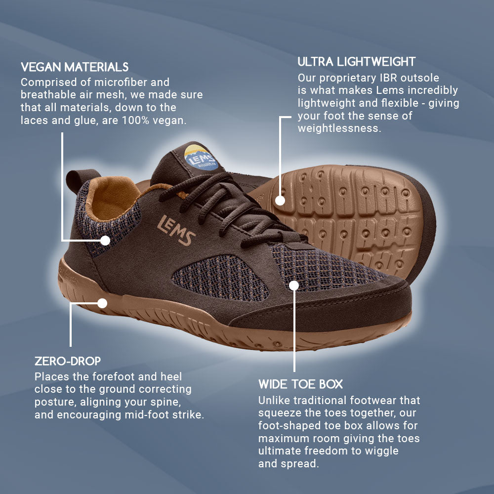 Lems - Primal 2 - Brown (Unisex) – Bprimal Footwear