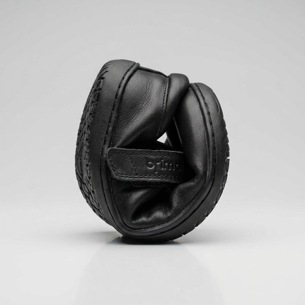 Bprimal Kids - MJ 2.0 - Black (Leather) School Shoes