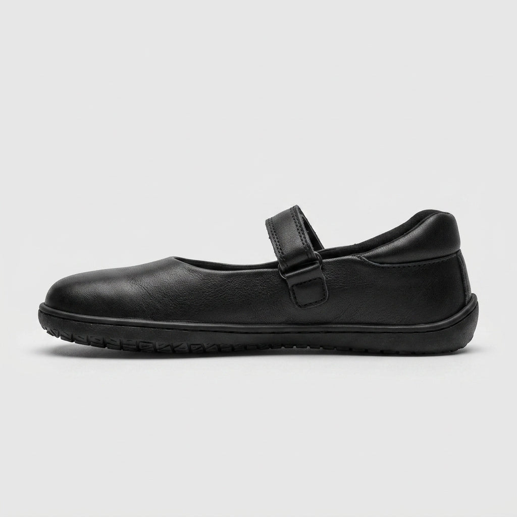 Bprimal Kids - MJ 2.0 - Black (Leather) School Shoes