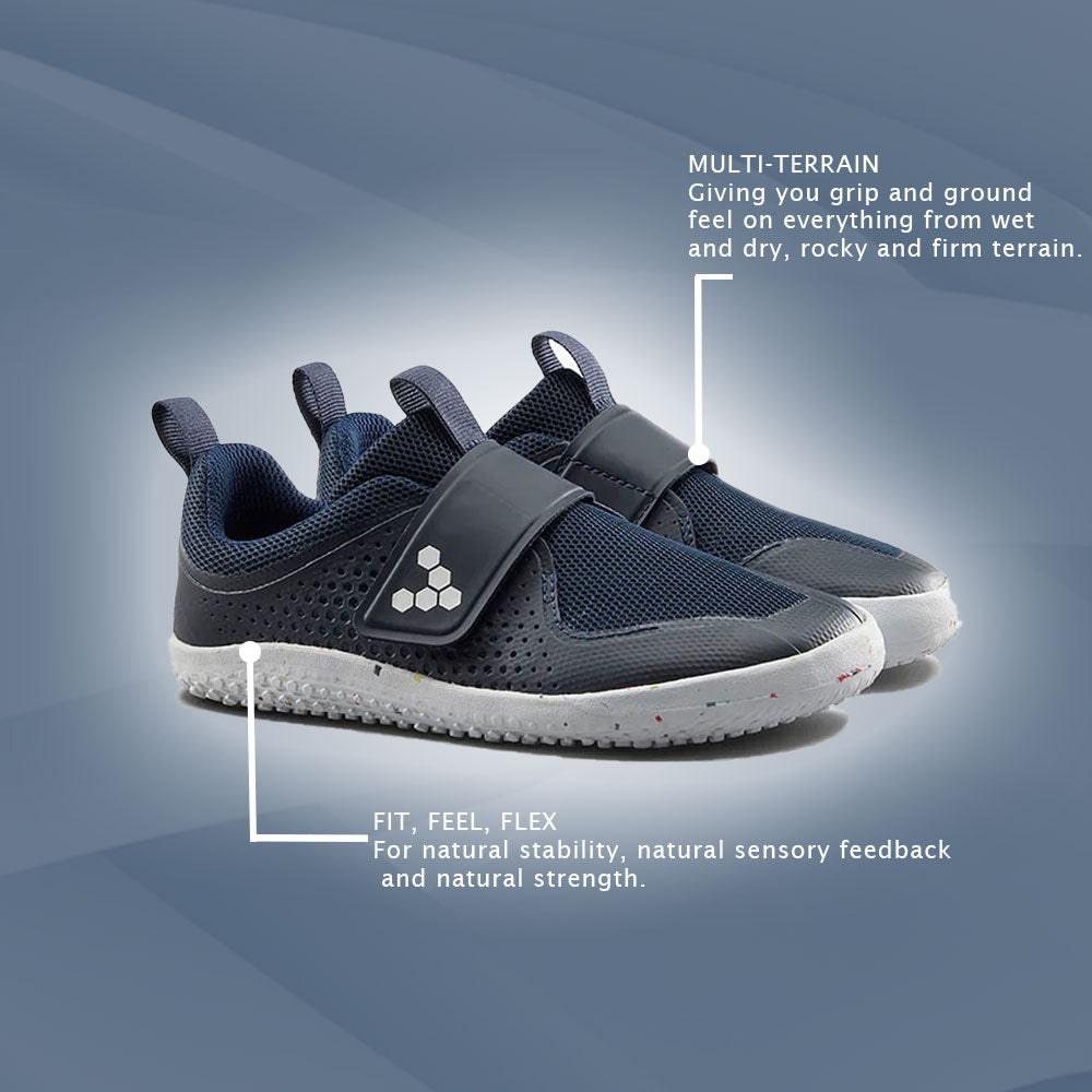 Vivobarefoot - Primus Sport III Preschool - Deep Ocean