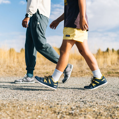 XeroShoes - Prio - Big Kids - Dress Blues / Spectra Yellow