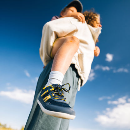 XeroShoes - Prio - Big Kids - Dress Blues / Spectra Yellow