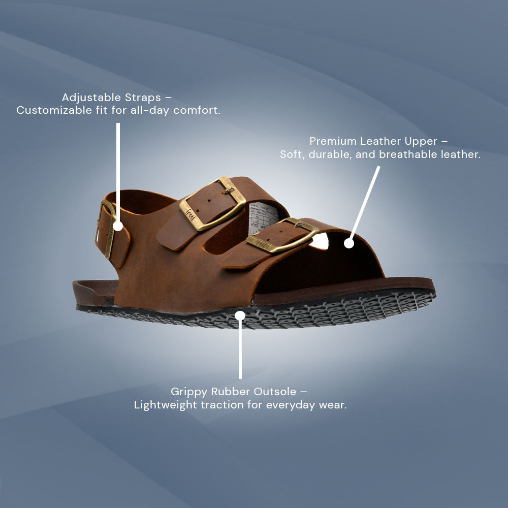 Freet - Salcombe Sandal - Brown (Unisex)