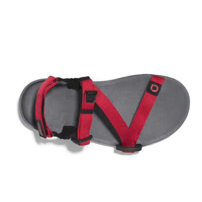 XeroShoes - Z-Trail - Kids - Charcoal / Red Pepper
