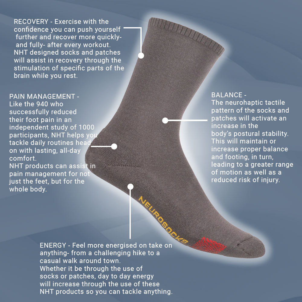 Biowin Neurosocks - Wellness Crew - Brown