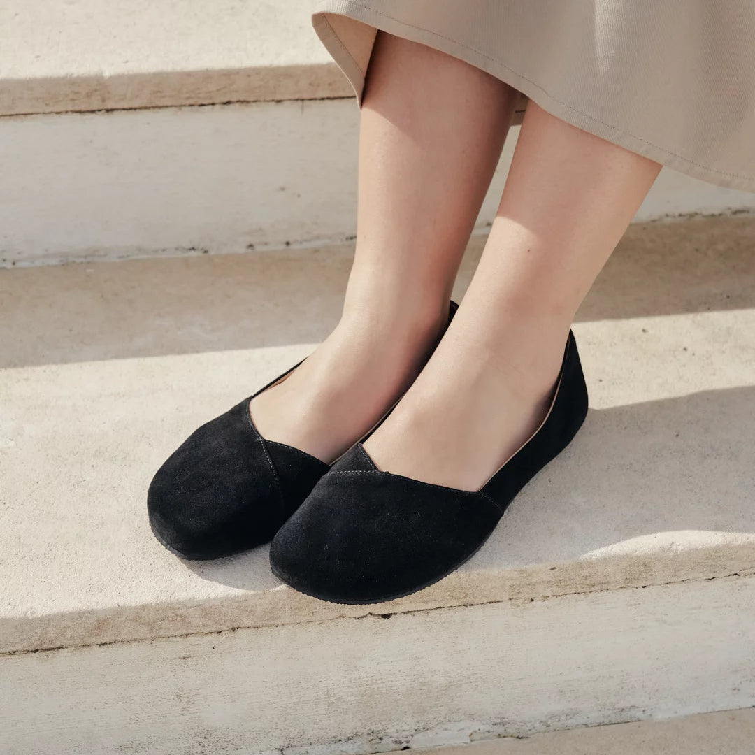 Shapen - PEONY Suede - Black (Womens)