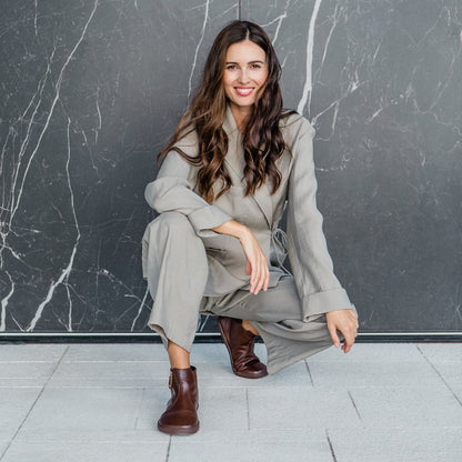 Shapen - IVY 2.0 Barefoot Ankle Boots - Brown (Womens)