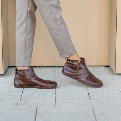 Shapen - IVY 2.0 Barefoot Ankle Boots - Brown (Womens)