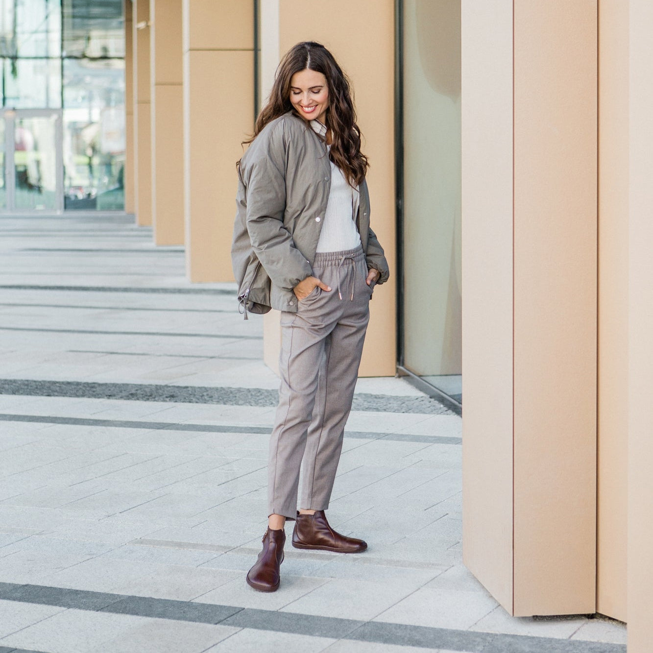 Shapen - IVY 2.0 Barefoot Ankle Boots - Brown (Womens)