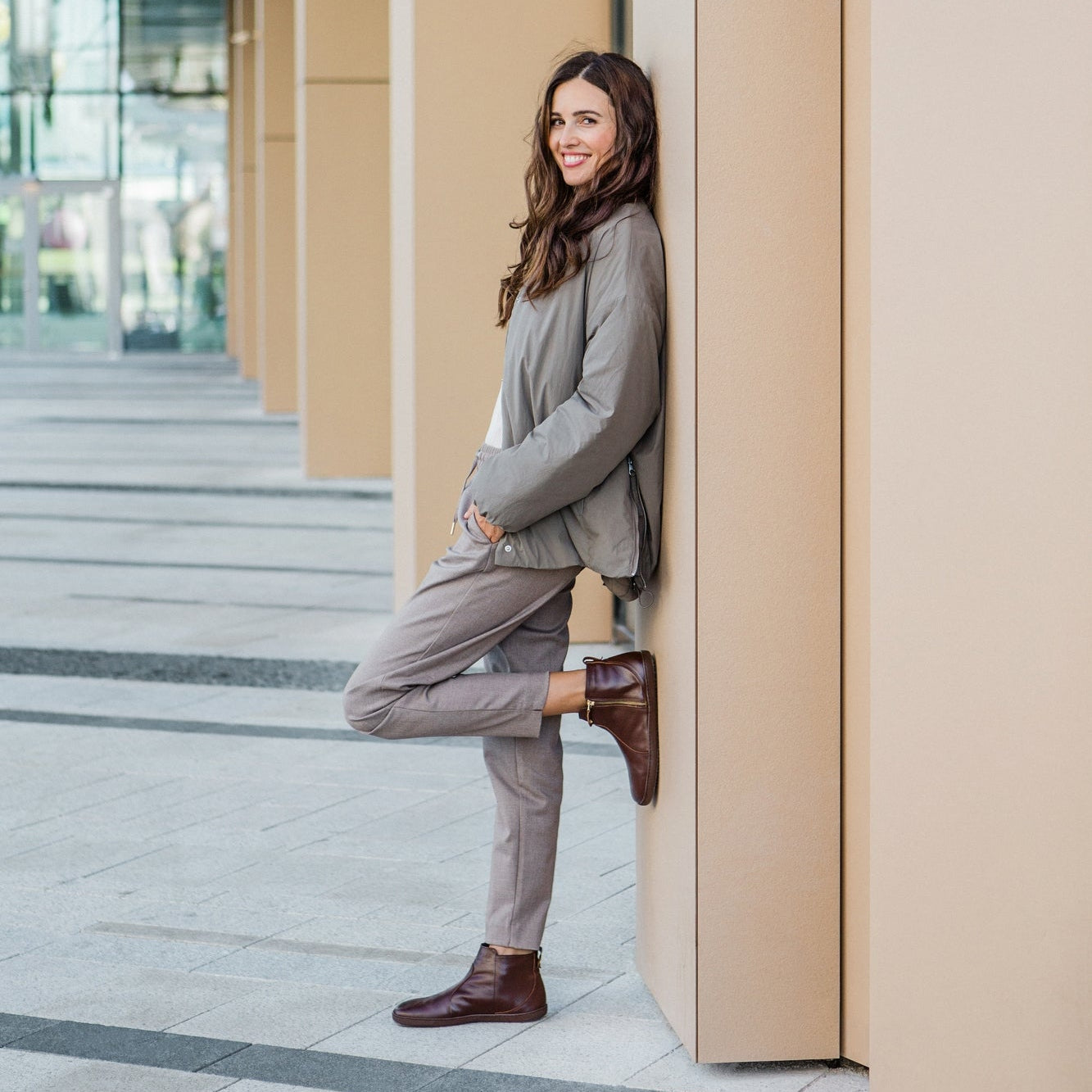 Shapen - IVY 2.0 Barefoot Ankle Boots - Brown (Womens)