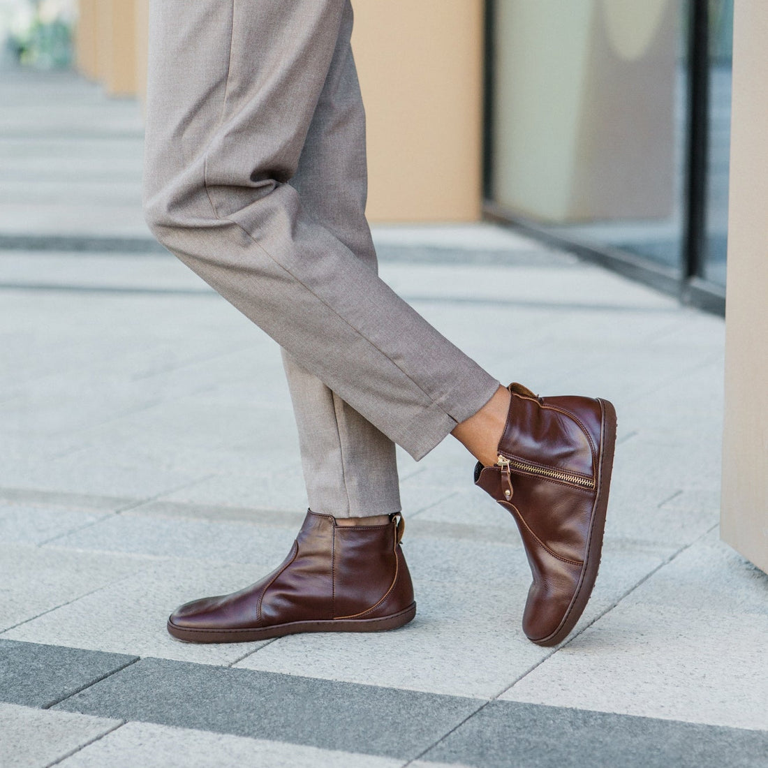 Shapen - IVY 2.0 Barefoot Ankle Boots - Brown (Womens)