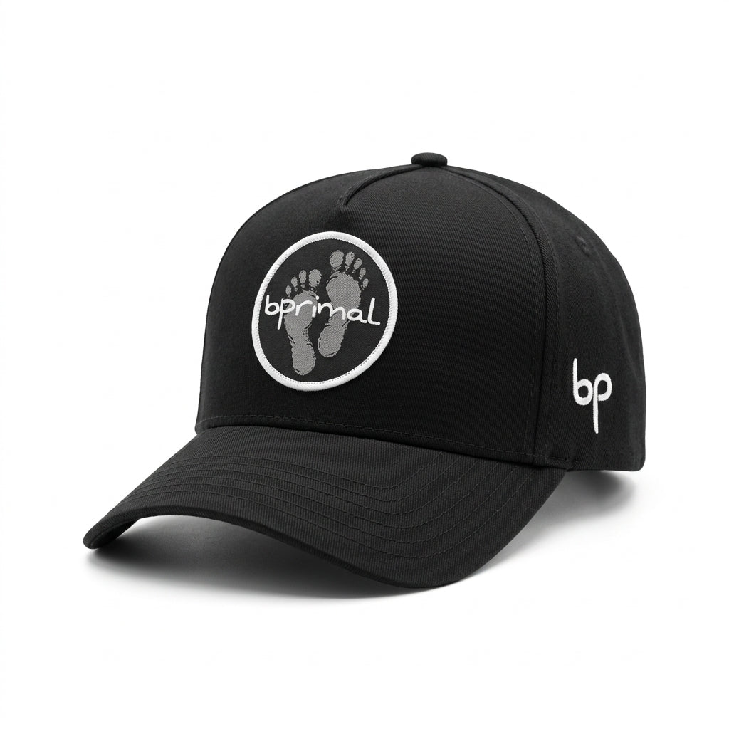 Bprimal Snapback Cap (Cotton) - Black