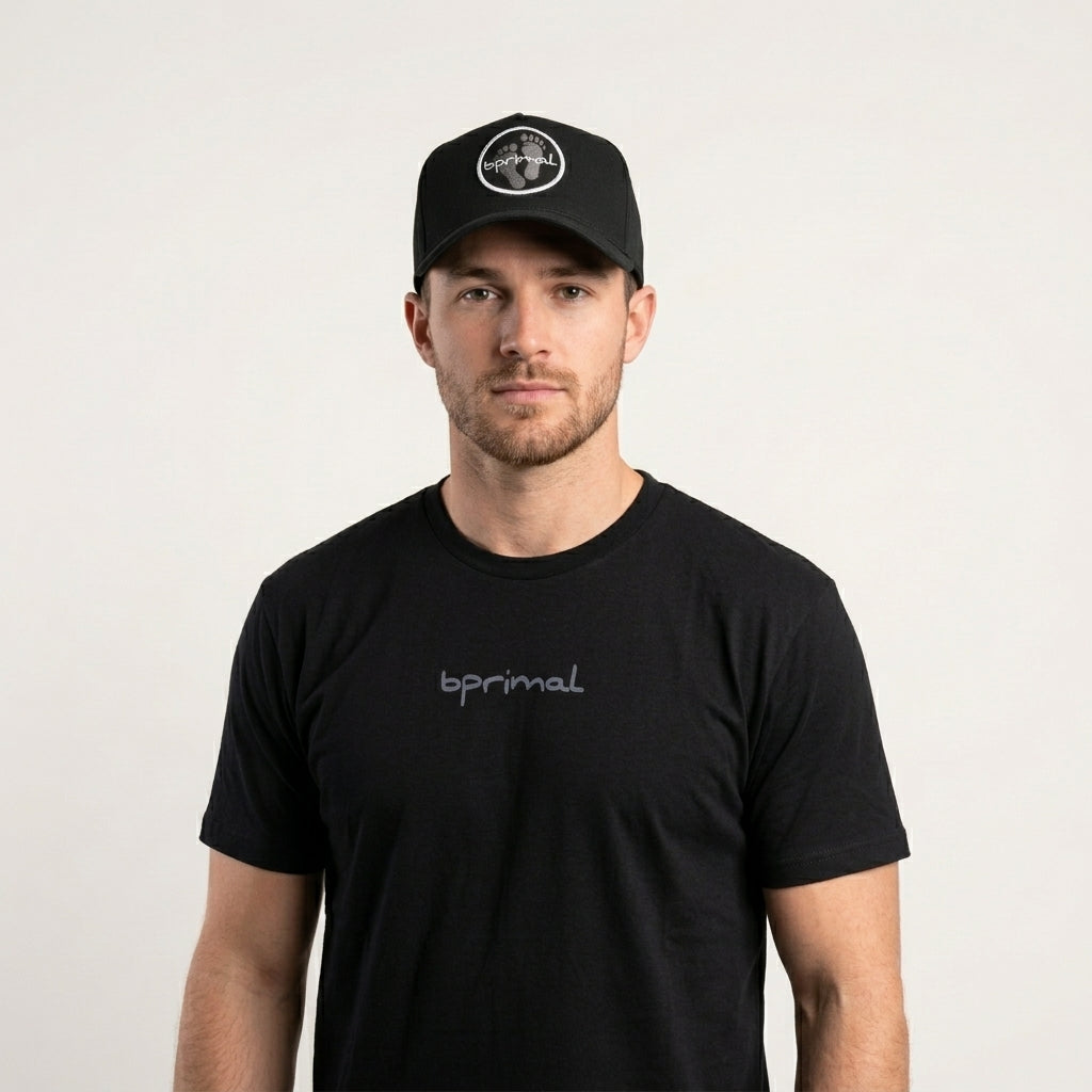 Bprimal Snapback Cap (Sustainable Cotton) - Black
