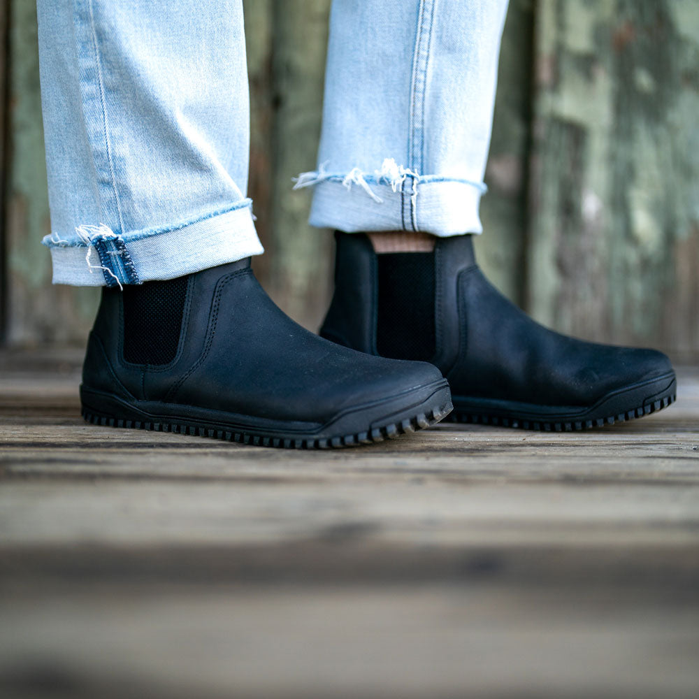 XeroShoes - Ridgeway Leather Chelsea Boot - Womens - Black
