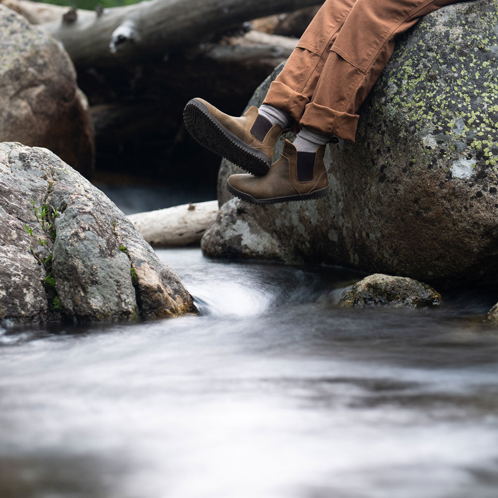 XeroShoes - Ridgeway Leather Chelsea Boot - Womens - Brown